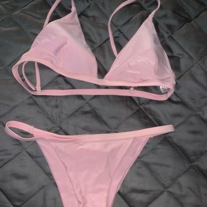 Light pink bikini (high leg bottom)